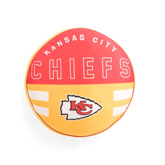 PEGASUS SPORTS Kansas City Chiefs 16x5 Nfl Circle Plushlete Pillow - Picture 1 of 2